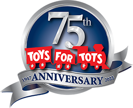 Toys for Tots 75th Anniversary Logo | Jeff's Automotive, Inc